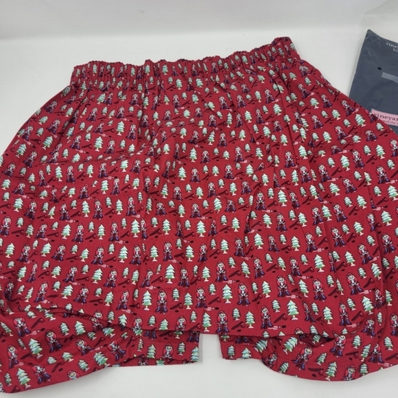 Vineyard Vines Men Small Boxer Santa Playing Golf Christmas New Cotton - Picture 7 of 7